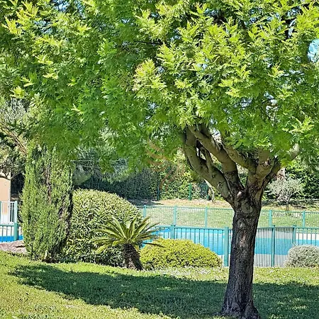 L Oasis Florentine T2 Jardin Wifi Clim 아파트 Fréjus