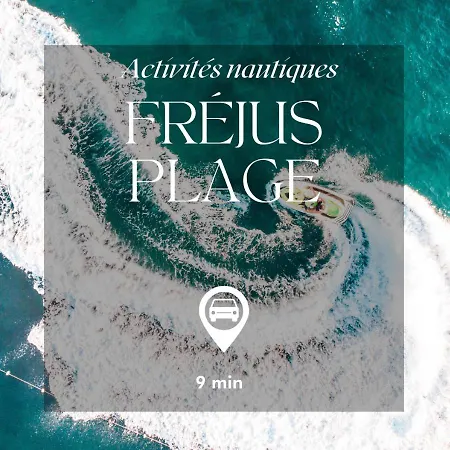 L Oasis Florentine T2 Jardin Wifi Clim Lägenhet Fréjus